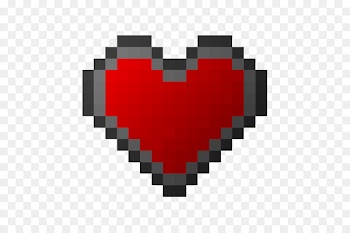 8bit Heart, Chiptune, 8bit Color, Red, Heart PNG