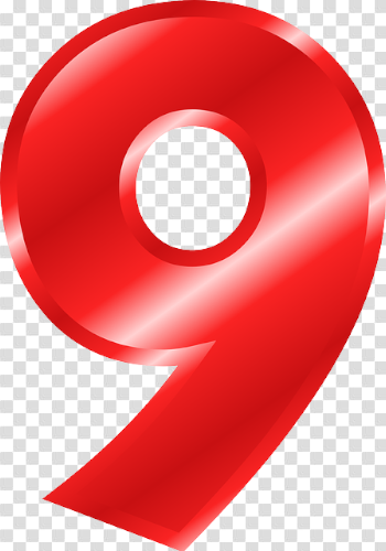 9 Number Transparent Image
