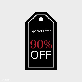 90 percent off badge vector | Free stock vector - 471035