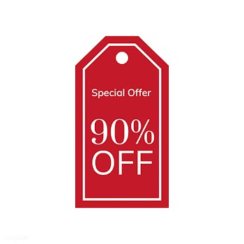 90 percent off badge vector | Free stock vector - 471038