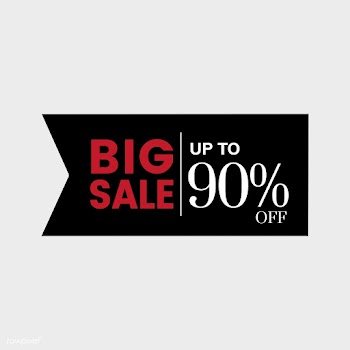 90 percent off badge vector | Free stock vector - 471068
