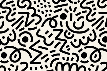 90&rsquo;s Black Memphis background design | Free Photo - rawpixel