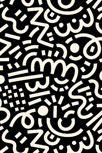 90&rsquo;s Black Memphis background design | Free Photo - rawpixel