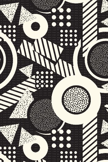 90&rsquo;s Black Memphis background design | Free Photo - rawpixel