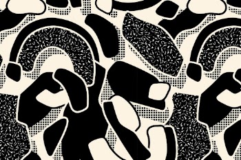 90&rsquo;s Black Memphis background design | Free Photo - rawpixel