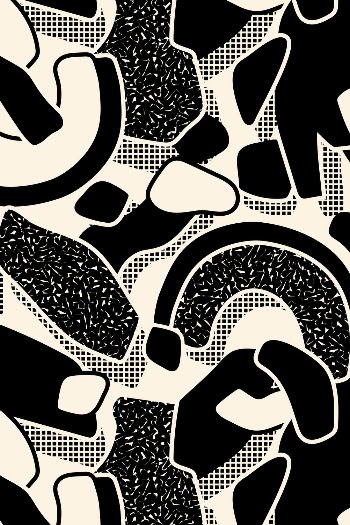 90&rsquo;s Black Memphis background design | Free Photo - rawpixel