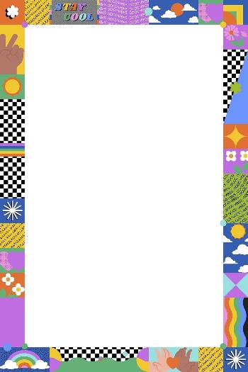 90s pattern frame background, cool | Free Photo - rawpixel