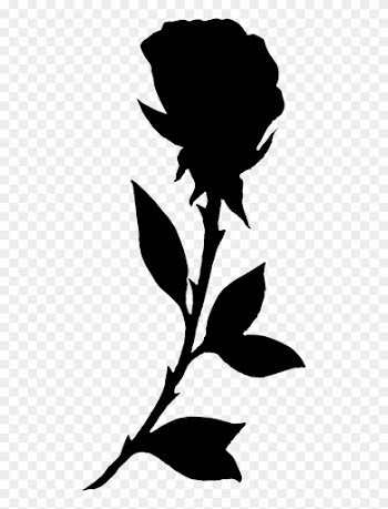 946 × 2000 Px - Rose Silhouette Png