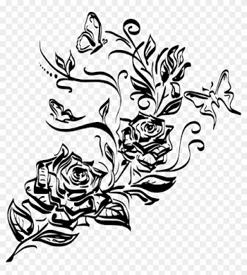 962 X 1024 4 - Rose Png Tattoo Floral