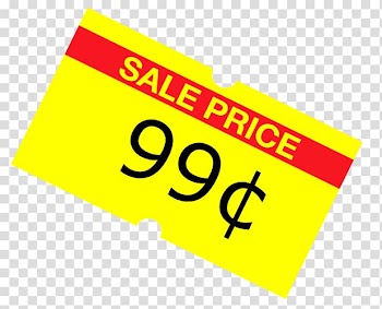 99 Cents Only Stores Sales Penny Promotion, Sale Sticker transparent background PNG clipart
