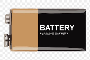 9V battery png sticker, transparent | Free PNG - rawpixel