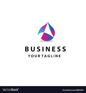 A abstract logo design vector image