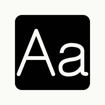 A alphabet text icon vector in solid style | Free stock illustration | High Resolution graphic