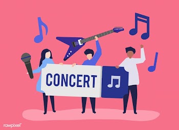 A band performing live music | Free stock vector - 478459