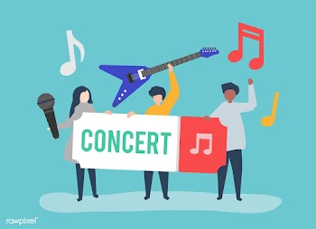 A band performing live music | Free stock vector - 478460