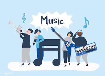 A band performing live music | Free stock vector - 479098