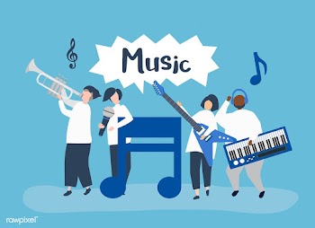 A band performing live music | Free stock vector - 479752
