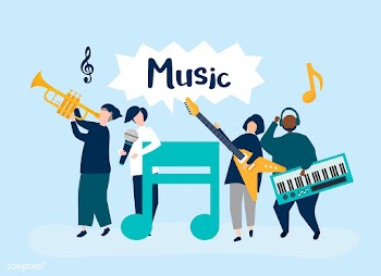 A band performing live music | Free stock vector - 479875