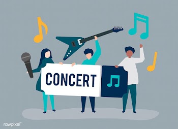 A band performing live music | Free stock vector - 480748