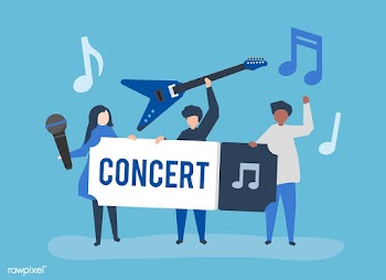 A band performing live music | Free stock vector - 480828