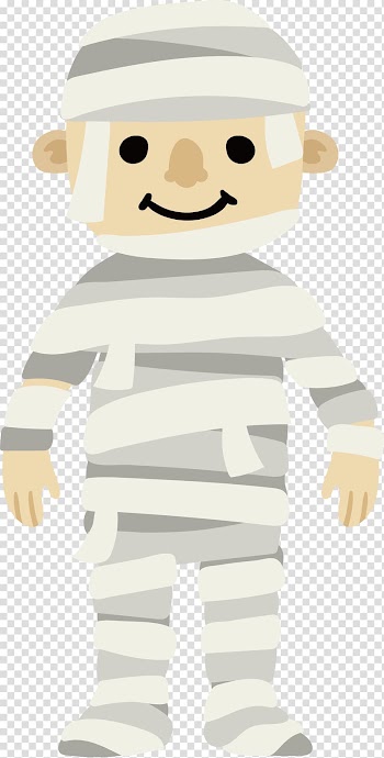 A bandaged Mummy transparent background PNG clipart