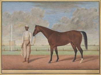 A Bay Racehorse with a Groom | Free Photo - rawpixel