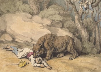 A Bear Attacking a Fallen | Free Photo - rawpixel