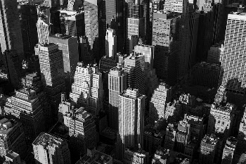A black and white cityscape | Free Photo - rawpixel