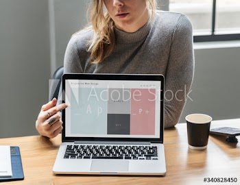 A blond woman