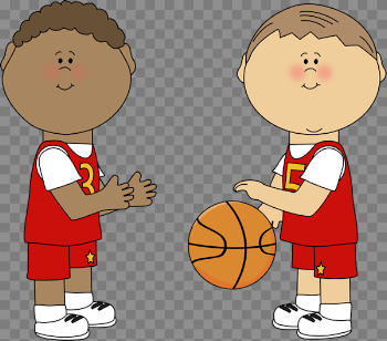 A Boy Playing Basketball Without A Ball Clipart & Clip Art Images ...