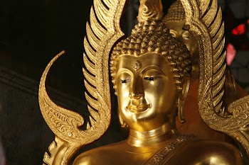 a Buddha picture in Wat at Thailand