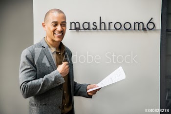 A businessman delivering a presentation