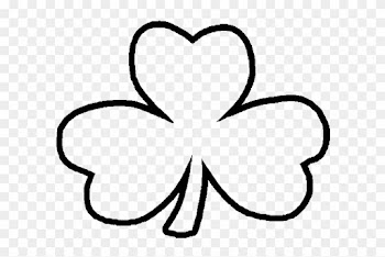 A Common Three Leaf Clover Coloring Page - St Patricks Day Templates