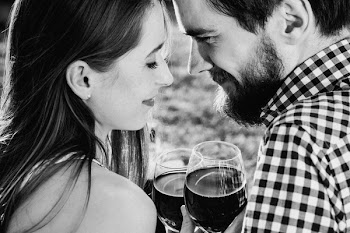 A couple drinking wine 2