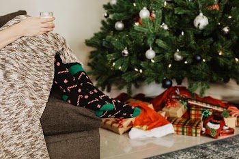 A Cozy Sit By The Christmas Tree
