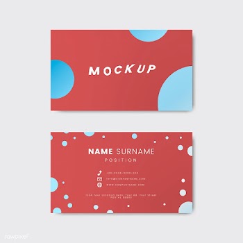 A creative retro business card design featuri.. | Free stock vector - 488954