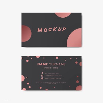 A creative retro business card design featuri.. | Free stock vector - 488964