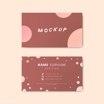 A creative retro business card design featuri.. | Free stock vector - 489028