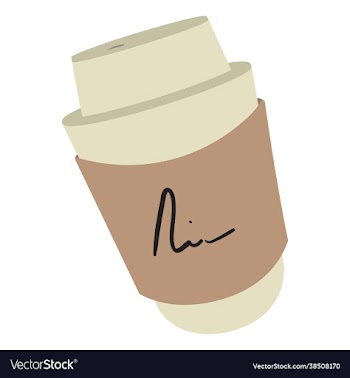 a cup coffee inn to go container with name