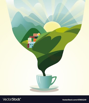 a cup of coffee with steam emanating from