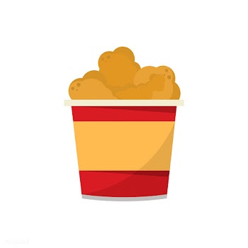 A cup of fried chickens graphic illustration | Free stock vector - 429522