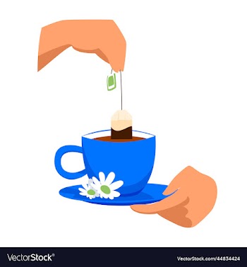 a cup of tea image of hands with a cup brew a