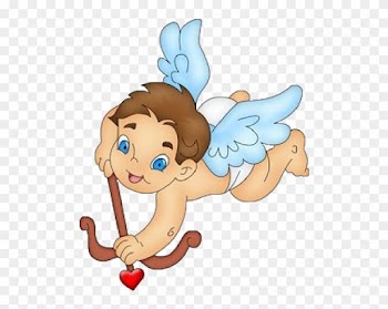 A Cute Baby Cupid Flying To Shoot An Arrow Of Love - Cupid A Boy Or Girl