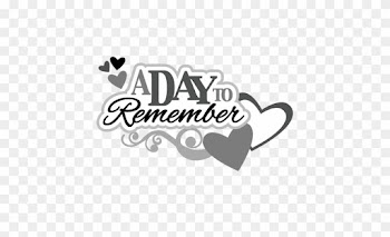 A Day To Remember Svg Scrapbook Title Wedding Svg Scrapbook - Day To Remember Png