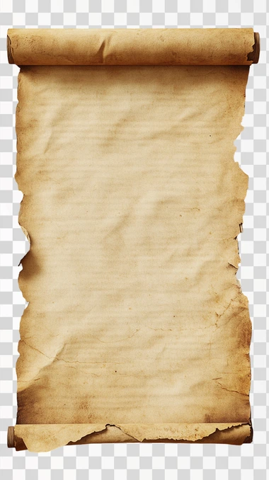 A detailed, textured background of an ancient scroll from th