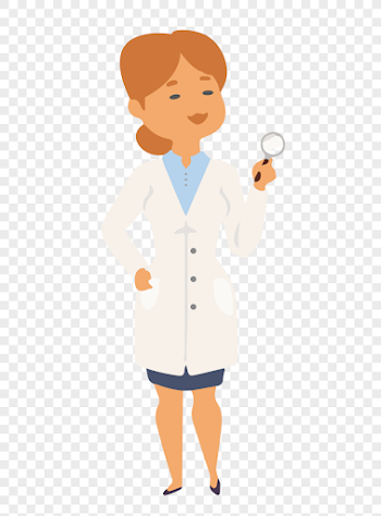 A doctor with a magnifying glass png image_picture free download ...