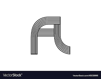 a f l letter logo design