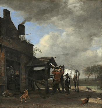 A Farrier's Shop (1648) by Paulus | Free Photo - rawpixel
