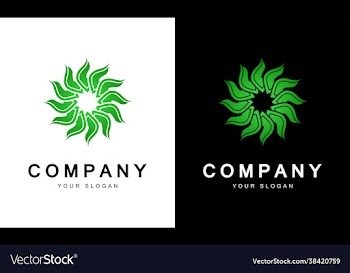 a flower and leaf concept l