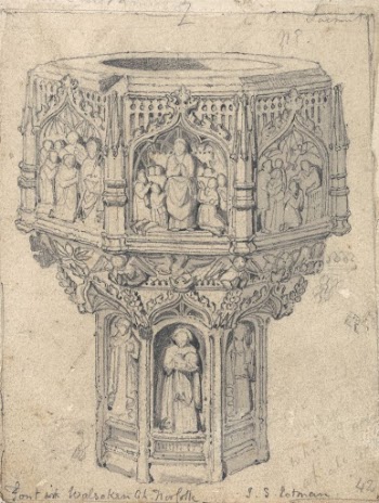 A Font in Walsoken Church, | Free Photo - rawpixel
